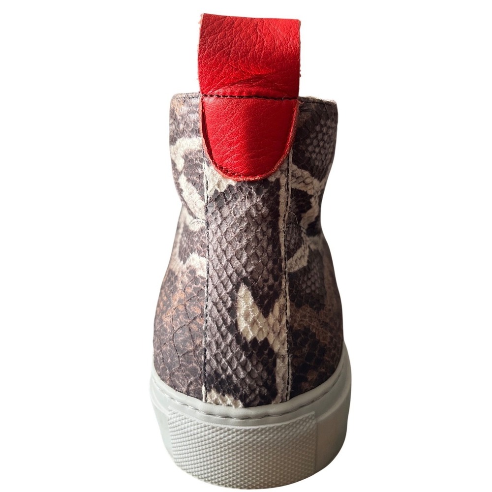 Del Toro Python Snake Print Leather Chukka Boots Made in Italy Size 9 xlnt cond! - Picture 5 of 13